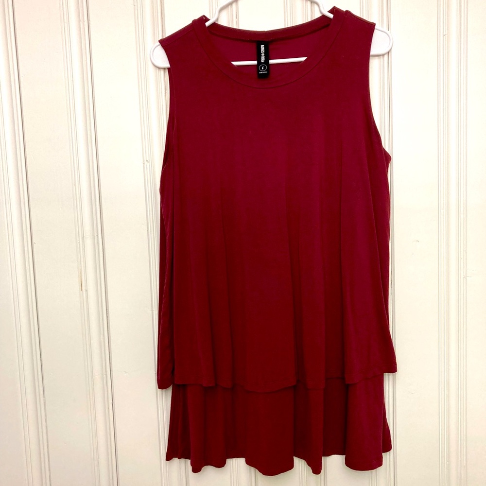 Agnes & Dora tiered sleeveless top